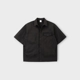 ASCLO ナイロンマルチポケットショートスリーブシャツ (3color)