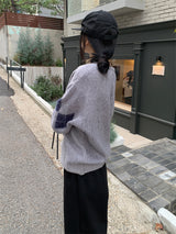BRUSH ARGYLE KNIT (3C)