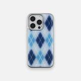 ARGYLE BLUR CASE_MISTY BLUE (silver epoxy)