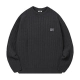 【ブローチ付き】RÉSERVE ケーブルオーバーフィットニット（4カラー）