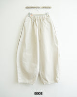 Herringbone Pintuck Balloon Pants