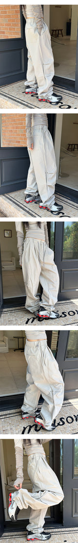 [S/S] Off shoulder shirring long sleeves