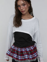 Cotton Cropped Top_White