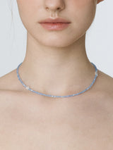 Silver925_ポイントバタフライ_ネックレス (Black,Blue)