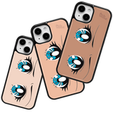 anime eye phone case(blue/epoxy)