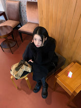  LINE HOOD HALF ZIP-UP