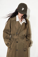 Striped wool baseball cap