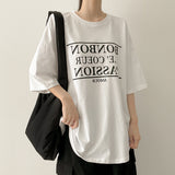 ボンボン レタリング ショートスリーブ Tシャツ