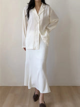 Camilla Open Neck Loose Fit Shirt