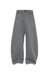 Reversible Pleated Drop Crotch Pants