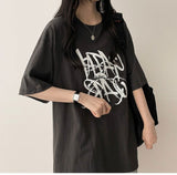 Gerty Vintage lettering boxy fit short-sleeved T-shirt