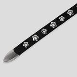 Flower eyelet rivet belt -1C