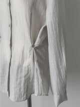 Actor Linen Two-Way Loose Fit Shirt