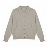 Marlon Collared Knit Cardigan
