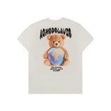 24FW ワールドワイドグローブベアアートワーク半袖Tシャツ (OVERSEAS EXCLUSIVE) クリーム