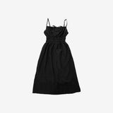 Tasty Shirring String Long Dress