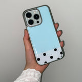 [MADE] [+MagSafe] アイシーミントフォーンケース (グラスシルバーバンパー)
