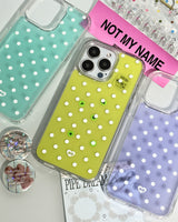 DOT JELLY Gel Hard Slim Phone Case - Lemon Yellow