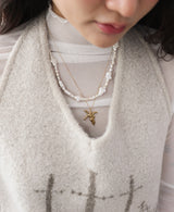Cross Pearl Mixed Necklace