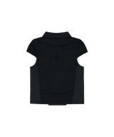 デタッチャブルカラーTシャツ / ブラック