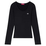 MAIN LOGO U-Neck Long Sleeve (SULKNK-100)