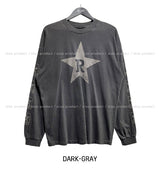 R Star Pigment Loose Fit Long Sleeve