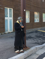 No.1489 stripe wool muffler (5color)