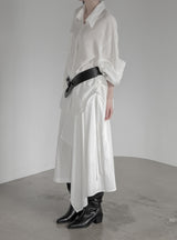 Sia Layered Unbalanced Skirt