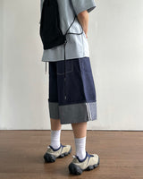 Rollup Bermuda Denim Pants