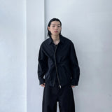Checked Zip Shirt Jacket
