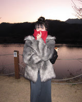 Wild fur jacket