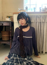 Vino Pleated Long Muffler