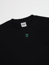 グリースカルTシャツ - ブラック