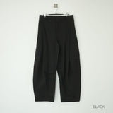 sculpted curved pants