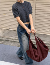 SUEDE BAGUETTE BAG (2C)