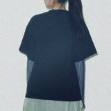 ブラックリストレタリングショートTシャツ (Black)