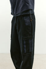 ミックスファブリックm65パンツ (Washed Navy)