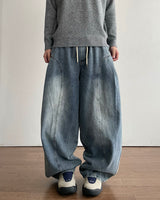 Ridge Curved Denim Pants