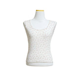 (Set/2color) Ditsy Flower Lace Layered Sleeveless Top