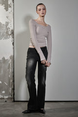 SCULPT DENIM PANTS