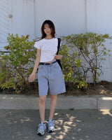 Half Bermuda denim pants