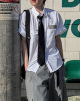 BELLINGS PATCH NYLON HALF SHIRT