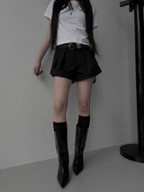  rollup balloon cotton shorts (2color)
