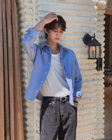 ロフォーム リベット クロップ ロングスリーブ シャツ