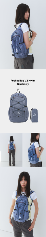 ウルトラライトコンパクトポケットバッグV2 Nylon Blueberry
