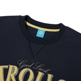 TROLLS VINTAGE グラフィックナッピングスウェットシャツ - NAVY