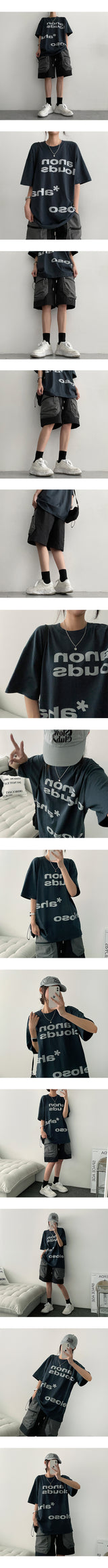 Dure レタリング半袖Tシャツ
