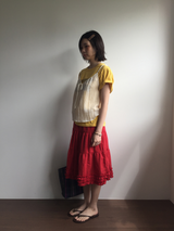 Root frill tiered skirt (3color)