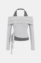 Arielle Halter Wrap Tee