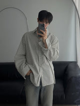 ASCLO Seersucker Cool Check Shirt (4color)